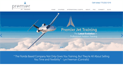 Desktop Screenshot of premierjettraining.com